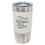 Polar Camel 20 oz. Baseball Tumbler with Slider Lid